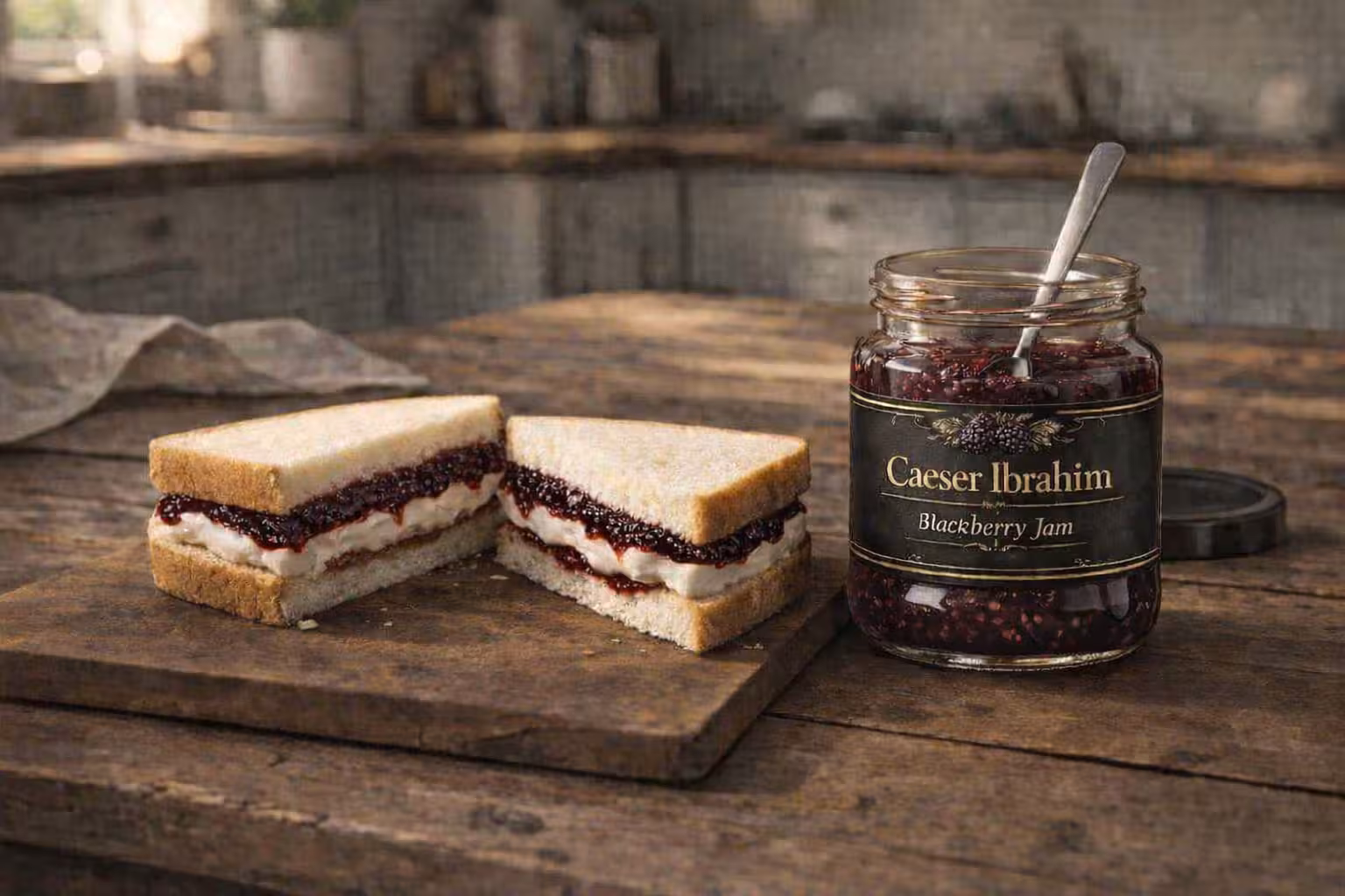 Blackberry Jam kitchen